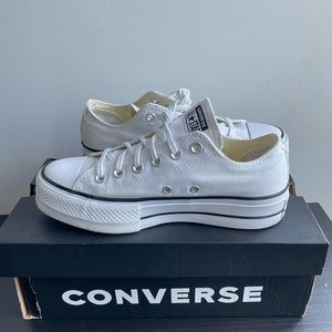 Platform White Converse